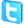 Blue twitter icon