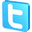 Blue twitter icon