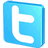 Blue twitter icon