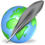 Online writing icon