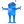 Blue robot icon