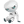 Sad robot icon