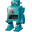 Classic robot icon