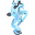 Dancing robot icon