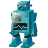 Classic robot icon