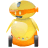 Happy robot icon