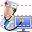 Computer doctor icon