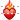 Heart on fire icon