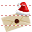 New Year letter icon