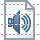 Sound file icon